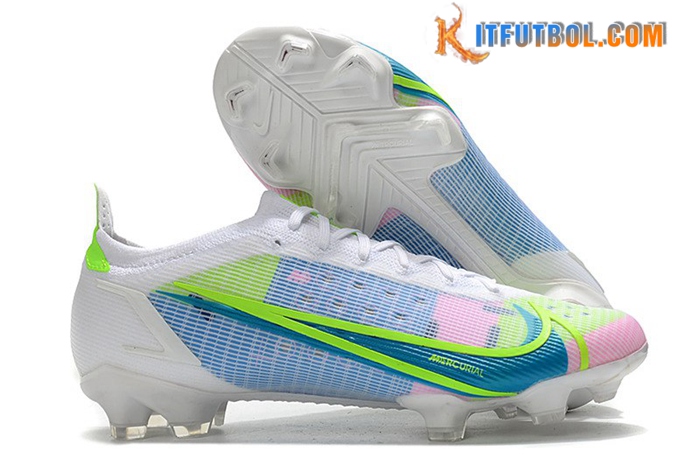 Nike Botas De Fútbol Mercurial Vapor XIV Elite FG Blanco/Azul