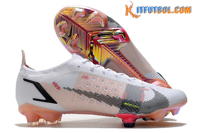 Nike Botas De Fútbol Mercurial Vapor XIV Elite FG Blanco/Naranja
