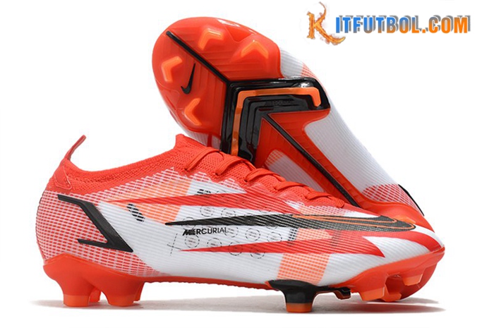Nike Botas De Fútbol Vapor 14 Elite CR7 FG Rojo