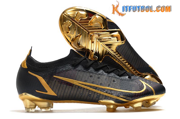 Nike Botas De Fútbol Vapor 14 Elite MDS FG Negro