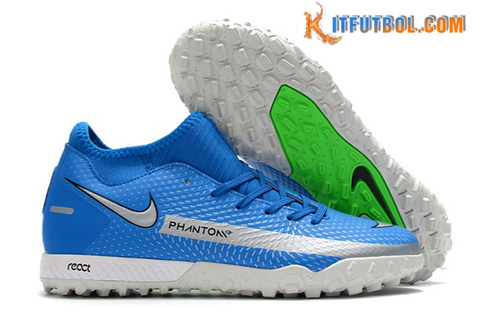 Nike Botas De Fútbol Phantom GT Academy Dynamic Fit TF Azul