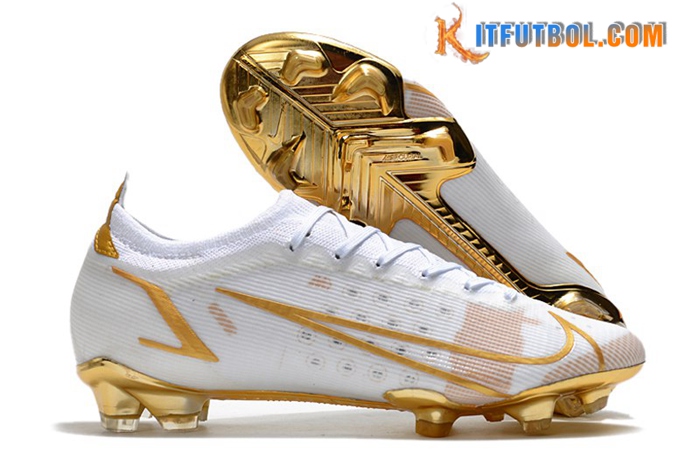 Nike Botas De Fútbol Vapor 14 Elite MDS FG Blanco