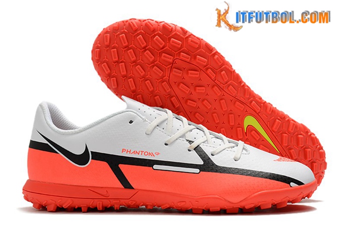 Nike Botas De Fútbol Phantom GT2 Club TF Naranja/Blanco