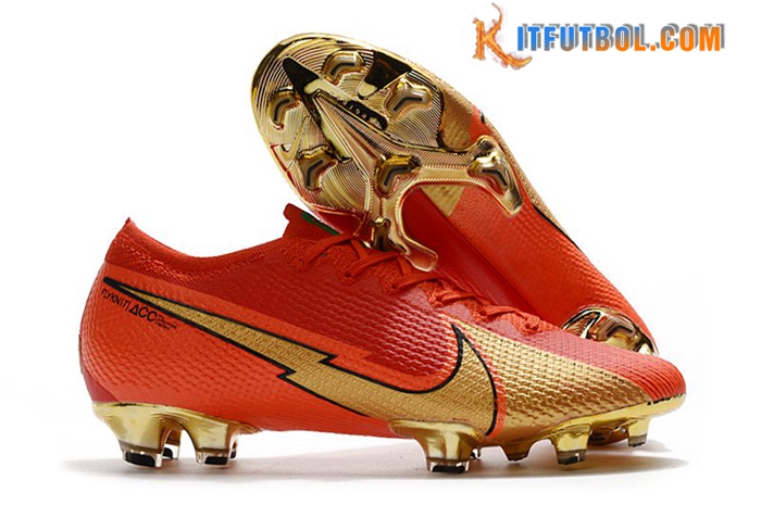 Nike Botas De Fútbol Vapor 14 Elite FG Rojo