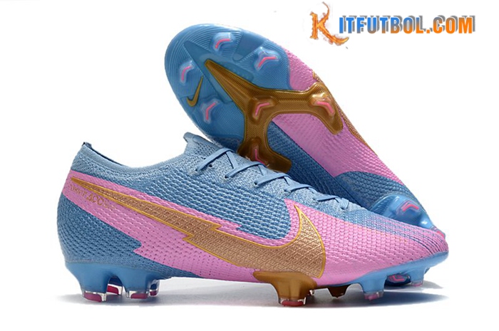 Nike Botas De Fútbol Vapor 14 Elite FG Azul/Violeta