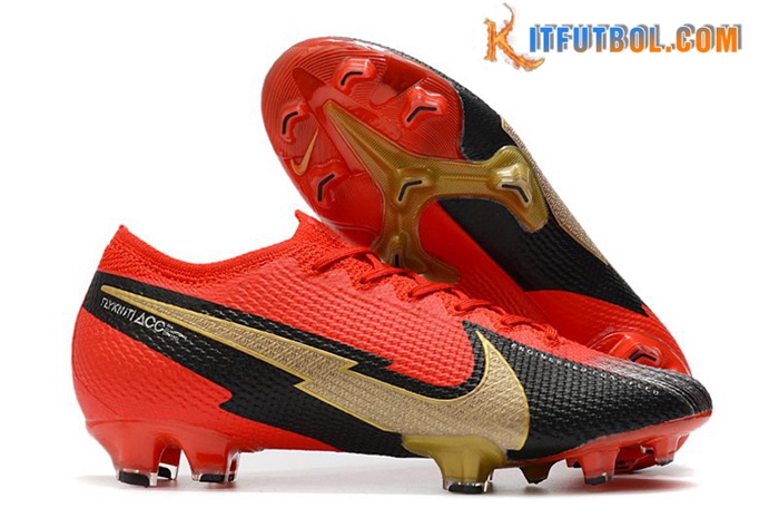 Nike Botas De Fútbol Vapor 14 Elite FG Rojo