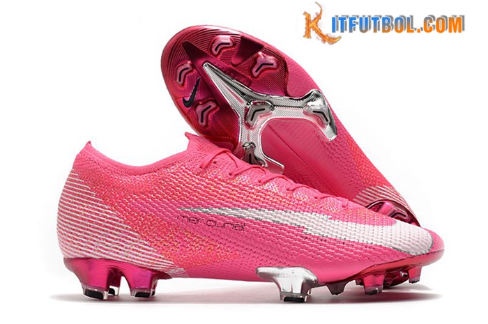 Nike Botas De Fútbol Mercurial Vapor 13 Elite Mbappé Rosa FG Rosa