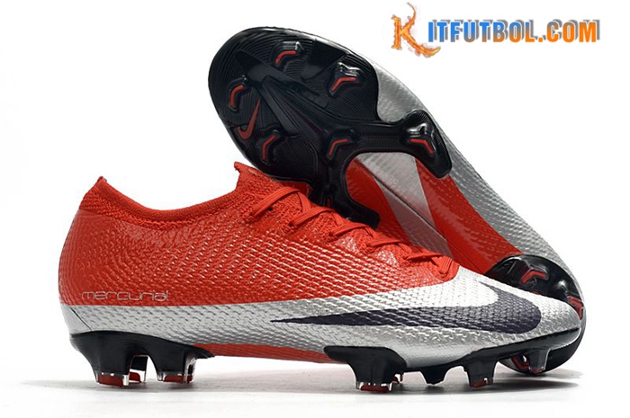 Nike Botas De Fútbol Vapor 13 Elite FG Rojo Rojo