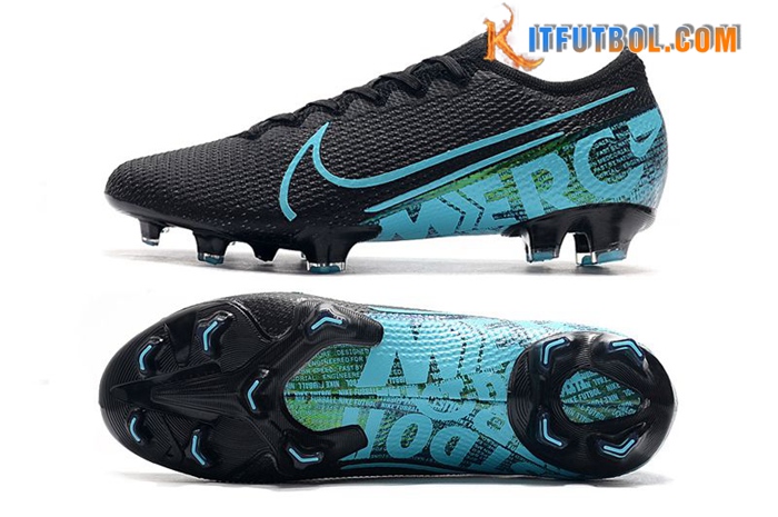 Nike Botas De Fútbol Mercurial Vapor 13 Elite FG Negro/Azul