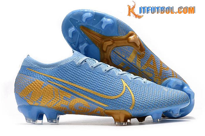 Nike Botas De Fútbol Mercurial Vapor 13 Elite FG Azul Claro