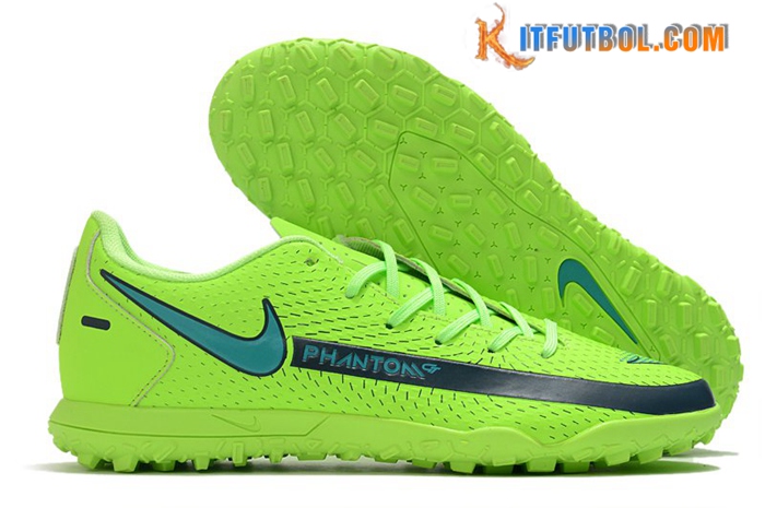Nike Botas De Fútbol Phantom GT Club TF Verde