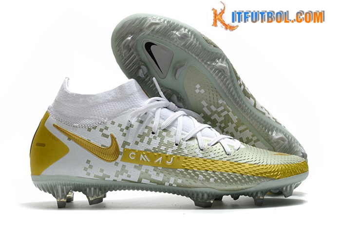 Nike Botas De Fútbol Phantom GT Elite Dynamic Fit FG Verde/Blanco