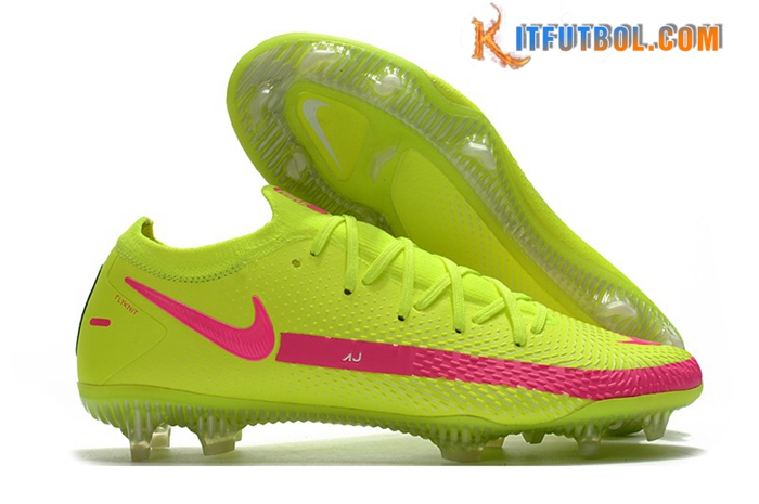 Nike Botas De Fútbol Phantom GT Elite FG Verde