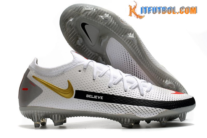 Nike Botas De Fútbol Phantom GT Elite FG Blanco