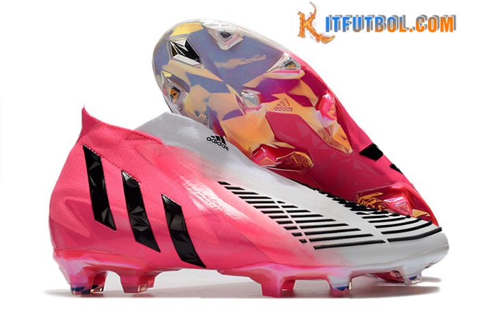 Adidas Botas De Fútbol Predator Edge+ FG Blanco/Rosa