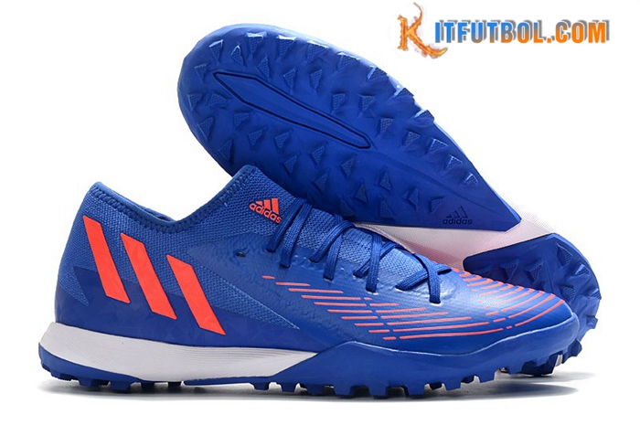 Adidas Botas De Fútbol Predator Edge.3 Low TF Azul