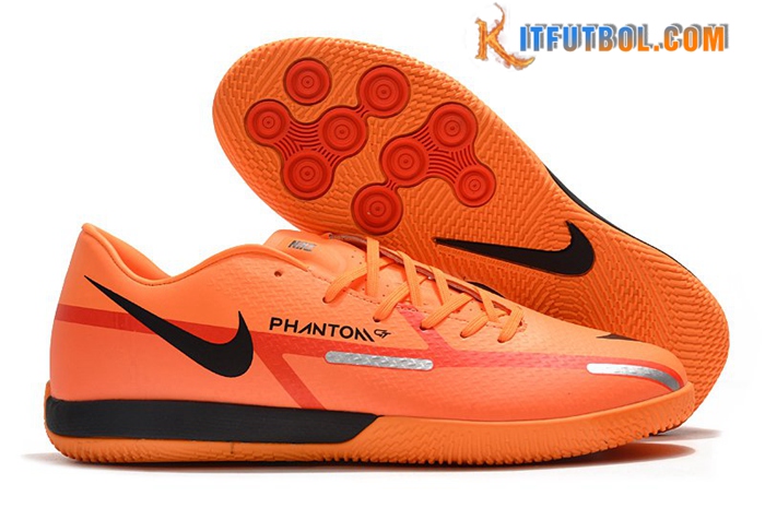 Nike Botas De Fútbol React Phantom GT2 Pro IC Naranja
