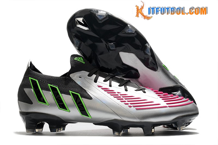 Adidas Botas De Fútbol Predator Edge.1 Low FG Plata