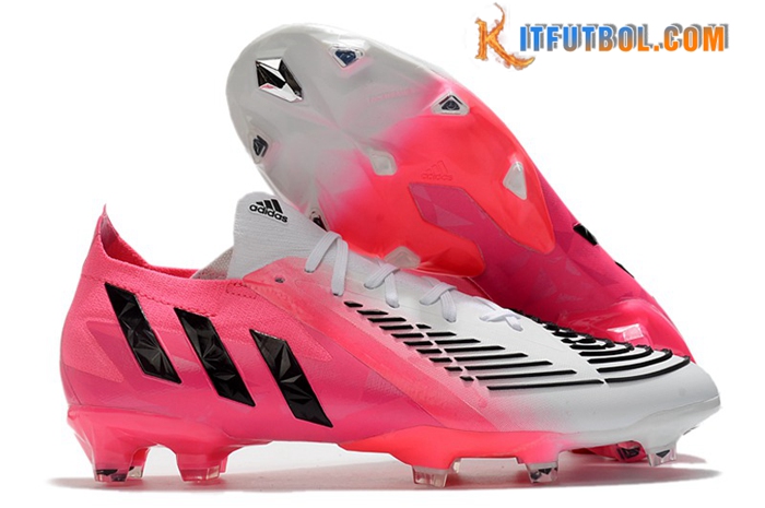 Adidas Botas De Fútbol Predator Edge.1 Low FG Blanco/Rosa