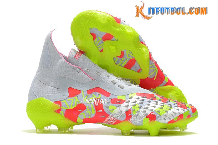 Adidas Botas De Fútbol Predator Freak + FG Rojo/Verde