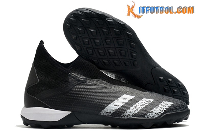 Adidas Botas De Fútbol Predator Freak3 Laceless TF Negro