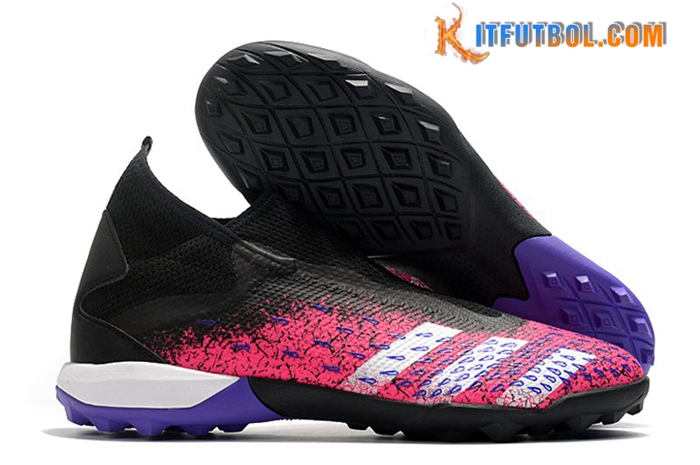Adidas Botas De Fútbol Predator Freak3 Laceless TF Negro