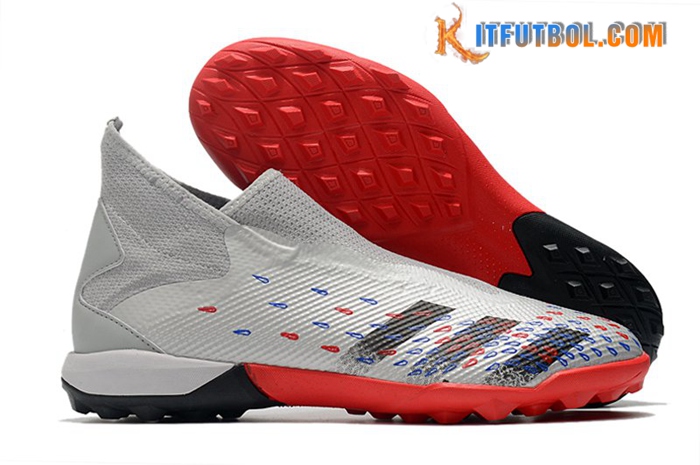 Adidas Botas De Fútbol Predator Freak3 Laceless TF Gris