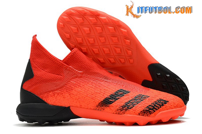 Adidas Botas De Fútbol Predator Freak3 Laceless TF Naranja