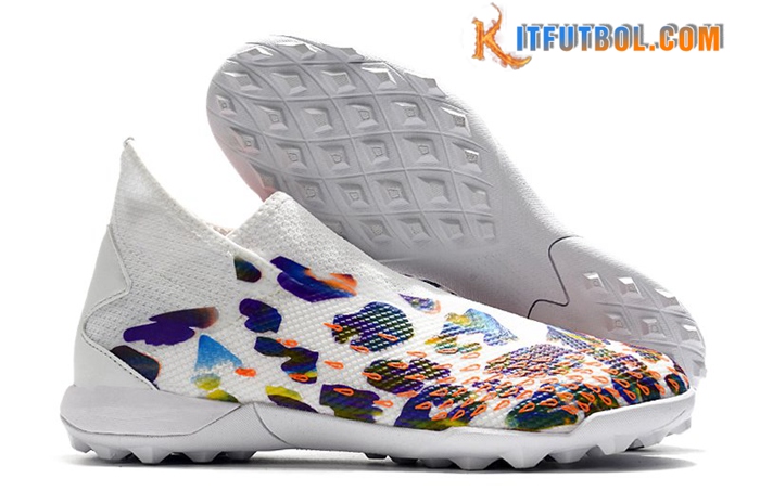 Adidas Botas De Fútbol Predator Freak3 Laceless TF Blanco