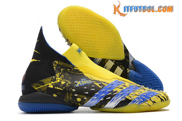 Adidas Botas De Fútbol Predator Freak + IC Negro/Amarillo