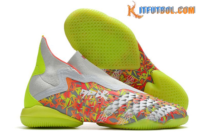 Adidas Botas De Fútbol Predator Freak + IC Rojo/Verde