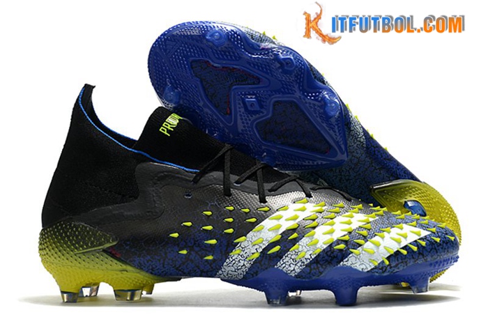 Adidas Botas De Fútbol Predator Freak.1 FG Negro/Azul