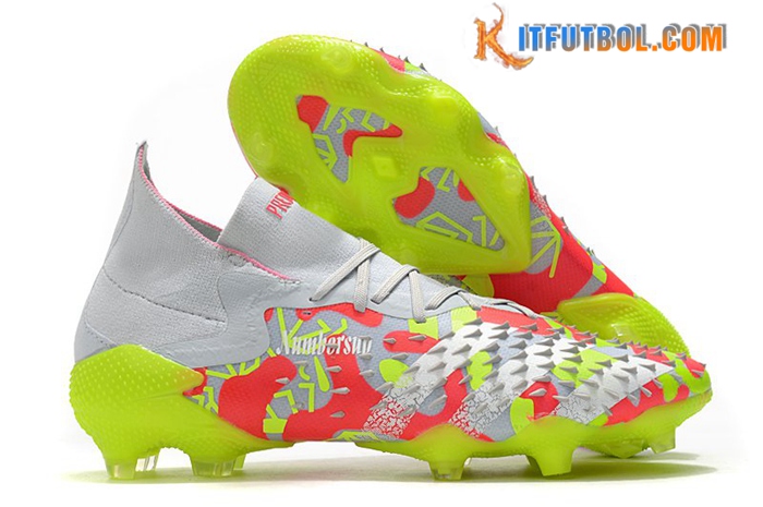 Adidas Botas De Fútbol Predator Freak.1 FG Rojo/Verde