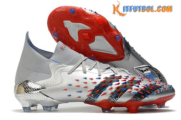 Adidas Botas De Fútbol Predator Freak.1 FG Plata