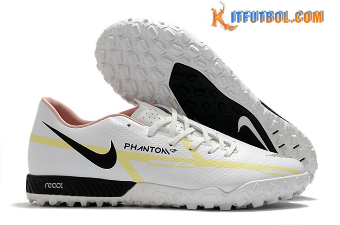 Nike Botas De Fútbol React Phantom GT2 Pro TF Blanco