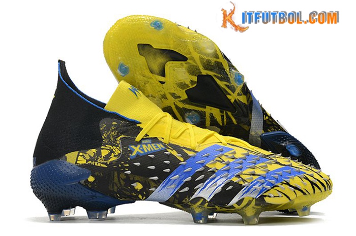 Adidas Botas De Fútbol Predator Freak.1 FG Amarillo/Negro