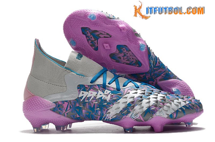 Adidas Botas De Fútbol Predator Freak.1 FG Violeta/Azul