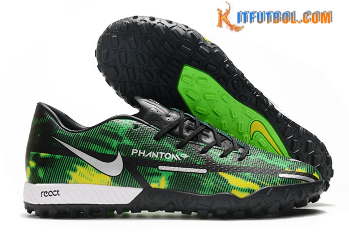 Nike Botas De Fútbol React Phantom GT2 Pro TF Verde