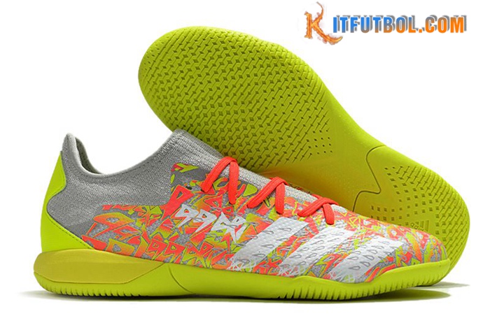 Adidas Botas De Fútbol Predator Freak .1 Low IC Rojo/Verde