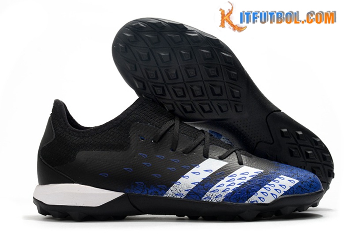 Adidas Botas De Fútbol Predator Freak .3 Low TF Negro/Azul
