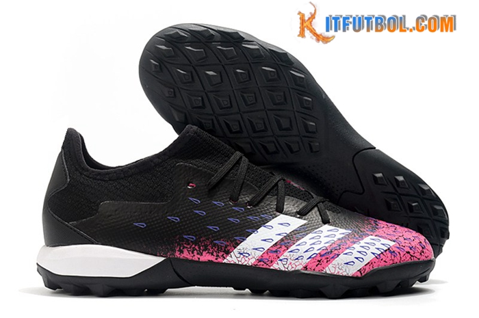 Adidas Botas De Fútbol Predator Freak .3 Low TF Negro/Rosa