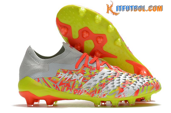 Adidas Botas De Fútbol Predator Freak .1 Low FG Naranja/Amarillo