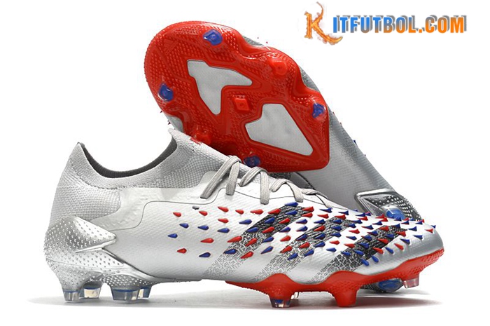Adidas Botas De Fútbol Predator Freak .1 Low FG Plata