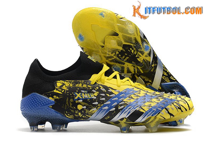 Adidas Botas De Fútbol Predator Freak .1 Low FG Amarillo/Negro