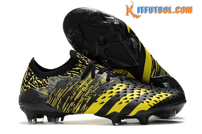 Adidas Botas De Fútbol Predator Freak .1 Low FG Amarillo/Negro