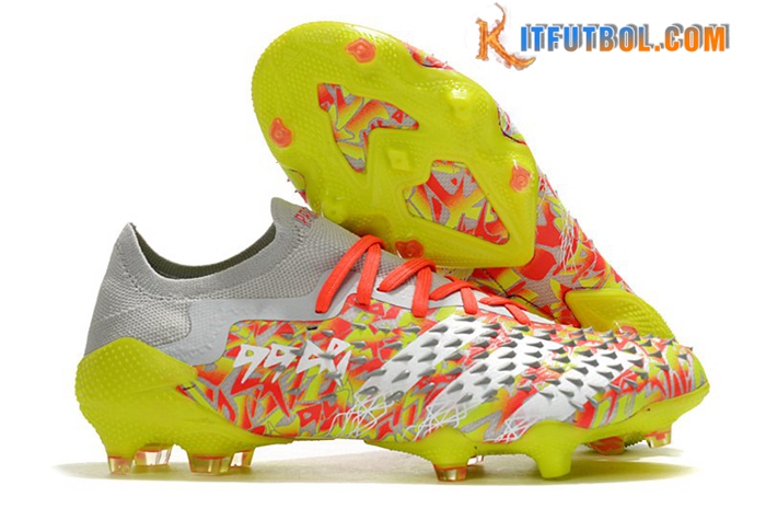 Adidas Botas De Fútbol Predator Freak .1 Low FG Naranja/Amarillo