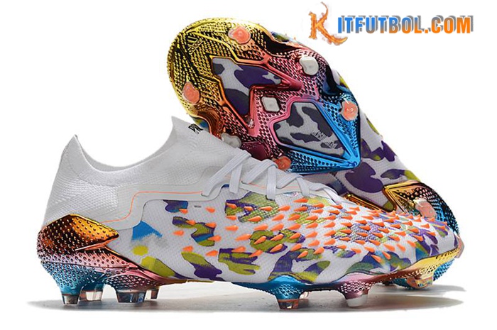 Adidas Botas De Fútbol Predator Freak .1 Low FG Blanco