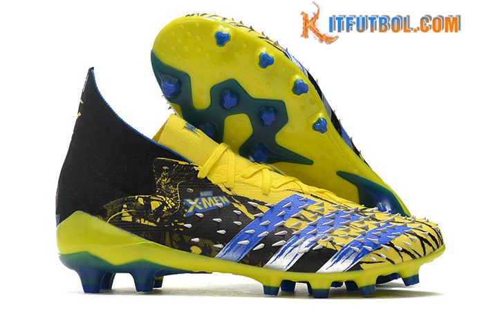 Adidas Botas De Fútbol Predator Freak.1 Ag Amarillo/Negro