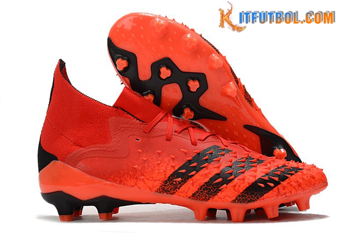 Adidas Botas De Fútbol Predator Freak.1 Ag Rojo