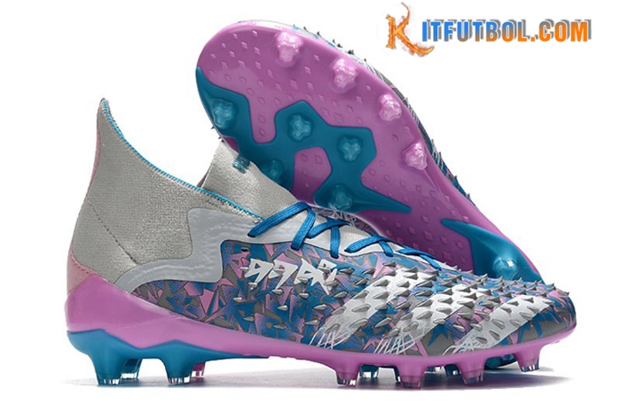 Adidas Botas De Fútbol Predator Freak.1 Ag Violeta/Azul